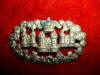 The Queen's Own Royal Dublin City Militia QVC Collar Badge - Scarce Irish Badge